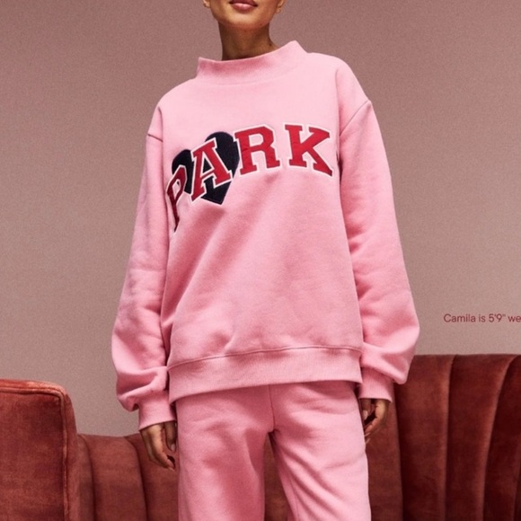 Parke Tops - PARKE Jean Heart ❤️ 2026 Release - Blush  Mockneck fleece